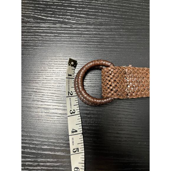 J. Crew Boho Braided Leather Wide Belt - Picture 3 of 7